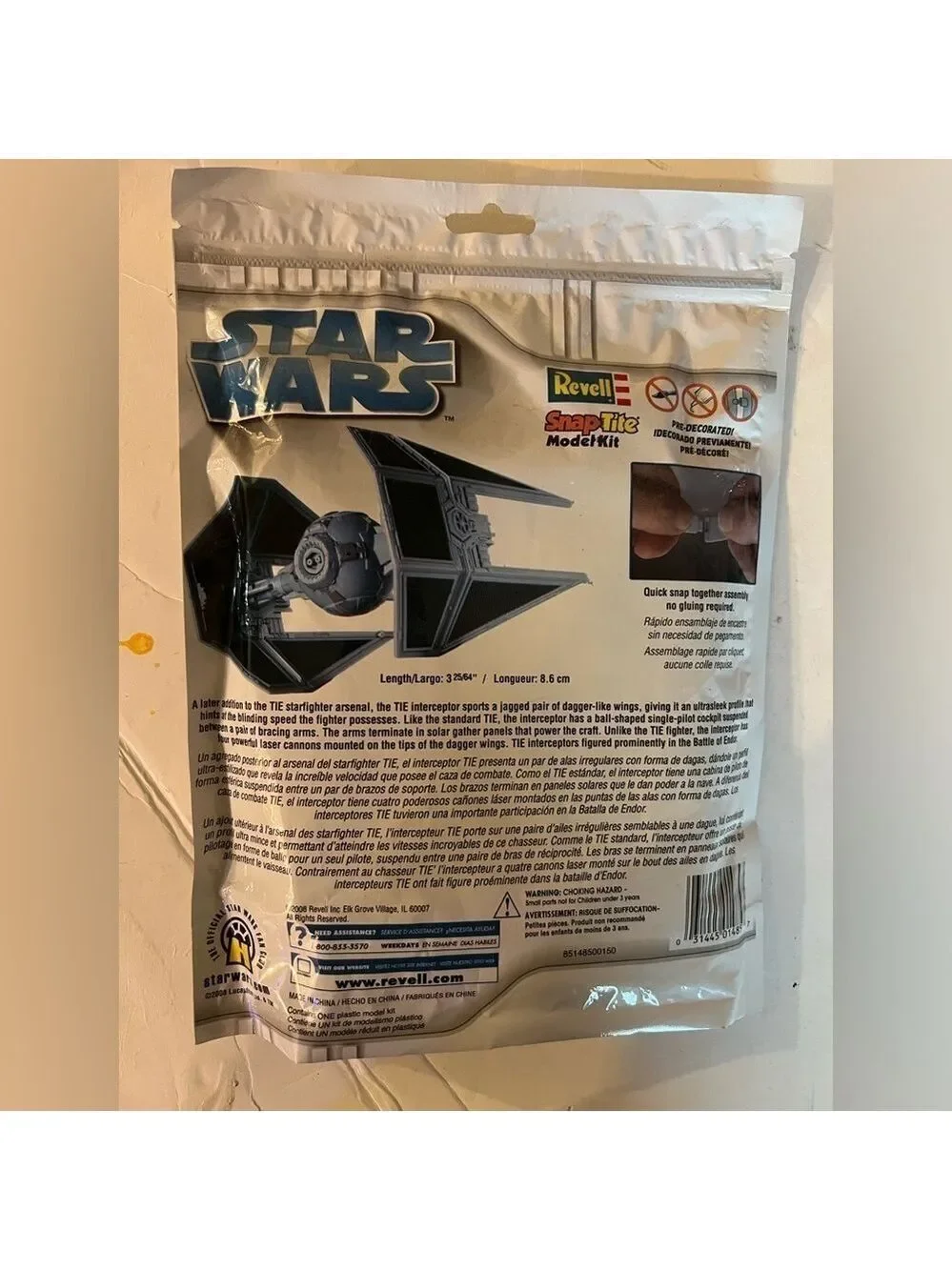 Star Wars Revell Tie Interceptor Model Kit 2008